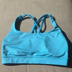 lululemon athletica Aqua Blue Sports Bra